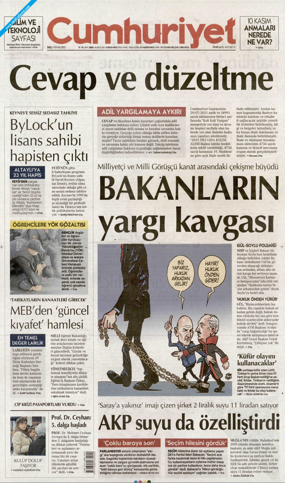 Cumhuriyet Gazetesi Kas M Sal Medyafaresi