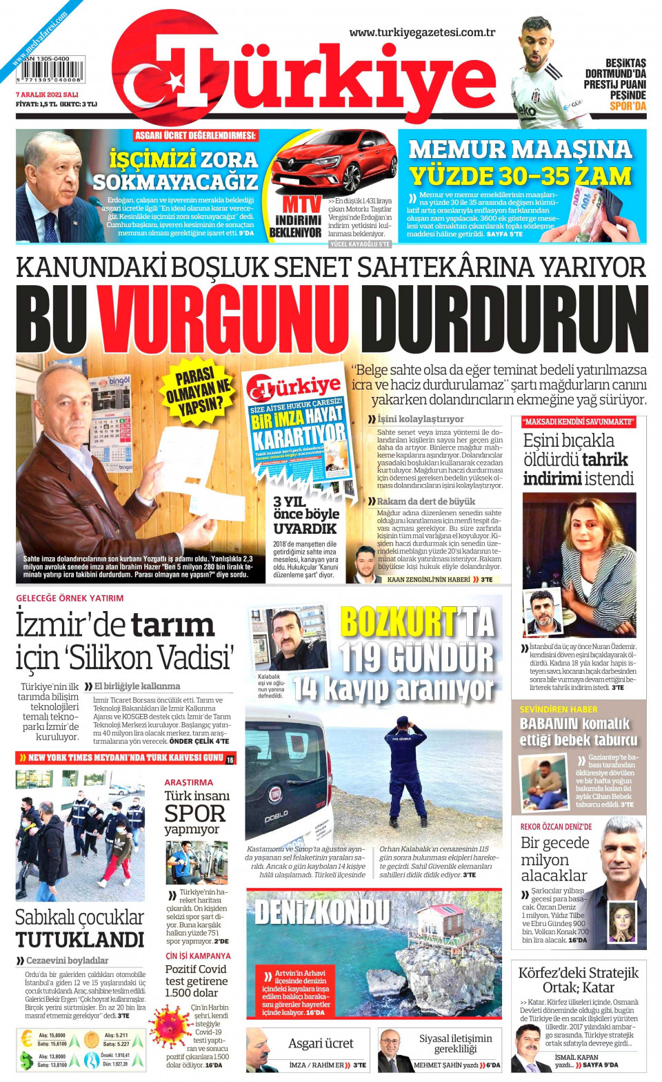 T Rkiye Gazetesi Gazetesi Aral K Sal Medyafaresi