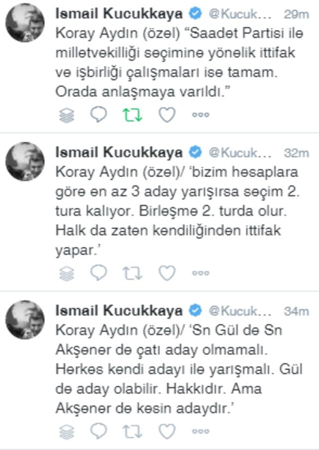 İYİ Parti'den flaş Gül açıklaması: 2. turda birleşme olabilir